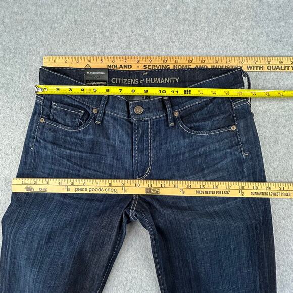 Citizens of Humanity Kelly Jeans Women 30 (32x35) Bootcut NEW Pacific Ocean Blue - Picture 8 of 16